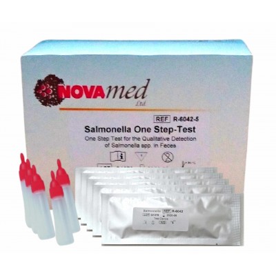 Novamed  Salmonella test - test na salmonelovou infekciu - 5ks