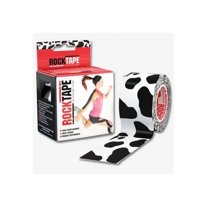 RockTape - kineziologická tejpovací páska - bíločerná, kráva