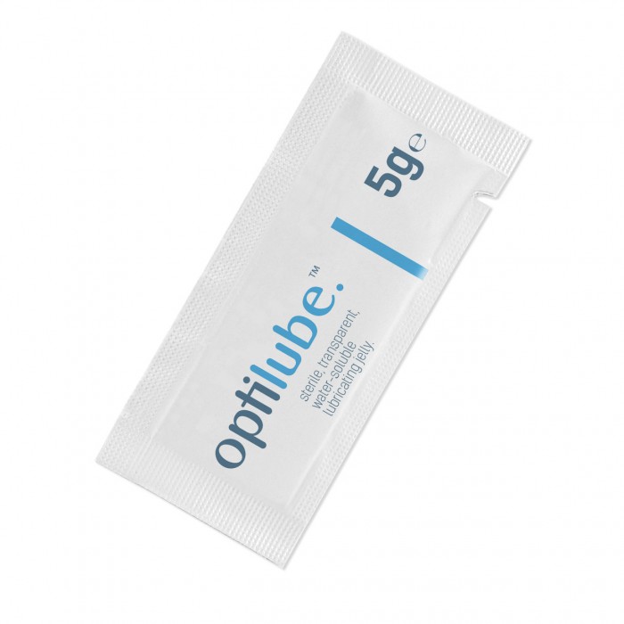Optilube Lubricating Jelly - lubrikační gel na vodní bázi, sáček 5g/ 10 ks