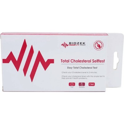 Biozek Total Cholesterol Test - home test for determining total cholesterol in the blood