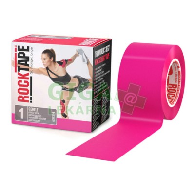 RockTape -  kineziologická tejpovací páska - růžová